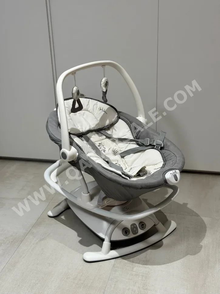 Kids Strollers Joie  Single Stroller  Gray  Sansa 2in1 swing rocking chair  13 Kg  Convertible to Car Seat