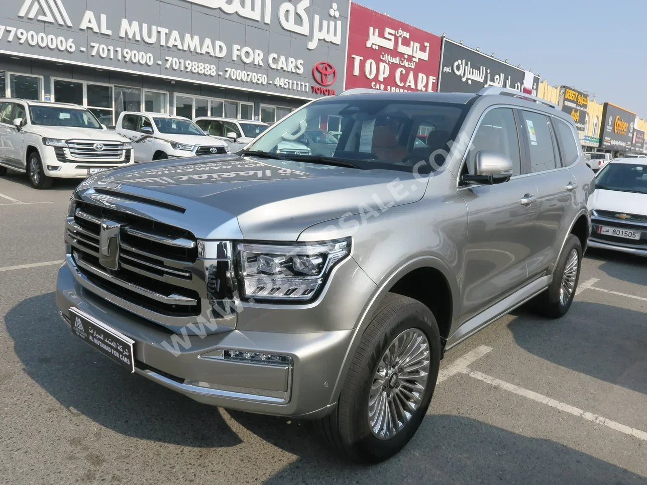 جي دبليو ام  تانك  500  2025  اوتوماتيك  0 كم  6 سلندر  دفع رباعي  اس يو في  ذهبي  تحت الضمان