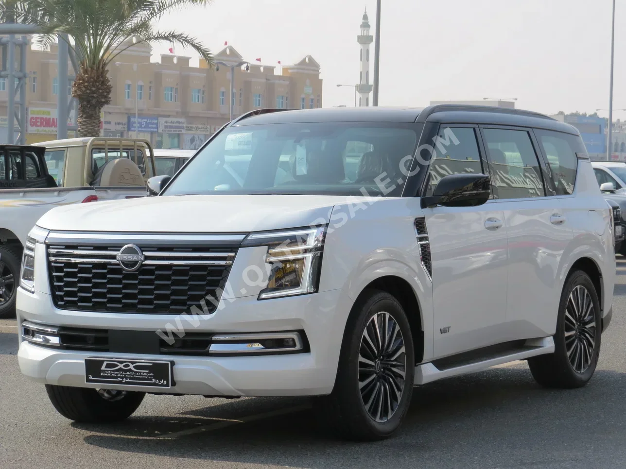 Nissan  Patrol  Platinum turbo  2025  Automatic  600 Km  6 Cylinder  Four Wheel Drive (4WD)  SUV  White  With Warranty