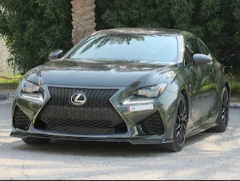 Lexus  RC  F  2015  Automatic  13,800 Km  8 Cylinder  Rear Wheel Drive (RWD)  Coupe / Sport  Olive Green