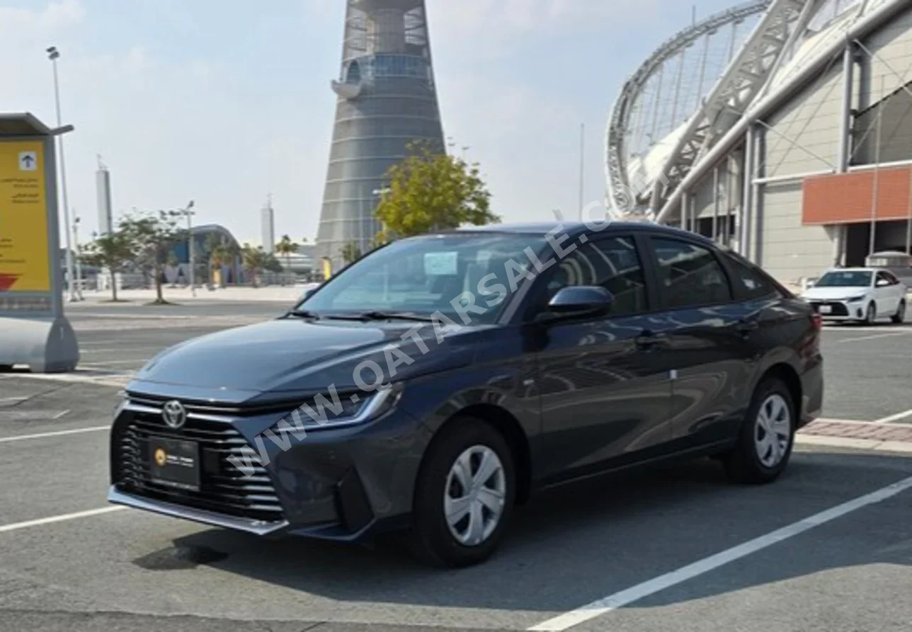 Toyota  Yaris  4 Cylinder  Sedan  Dark Grey  2024