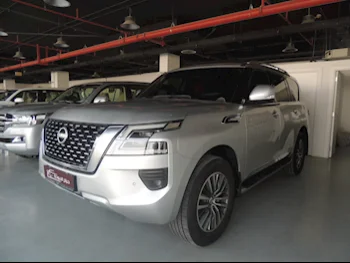 Nissan  Patrol  Platinum  2022  Automatic  78,000 Km  6 Cylinder  Four Wheel Drive (4WD)  SUV  Silver  With Warranty