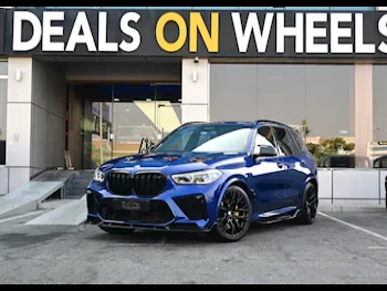 BMW  X-Series  X5 M Competition  2020  Automatic  90,000 Km  8 Cylinder  Four Wheel Drive (4WD)  SUV  Blue