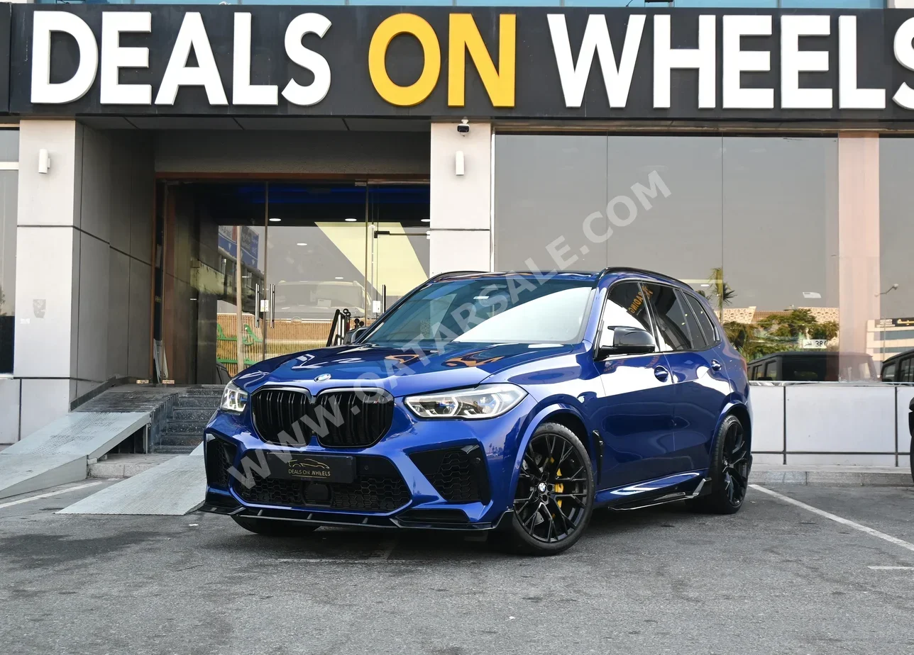 BMW  X-Series  X5 M Competition  2020  Automatic  90,000 Km  8 Cylinder  Four Wheel Drive (4WD)  SUV  Blue