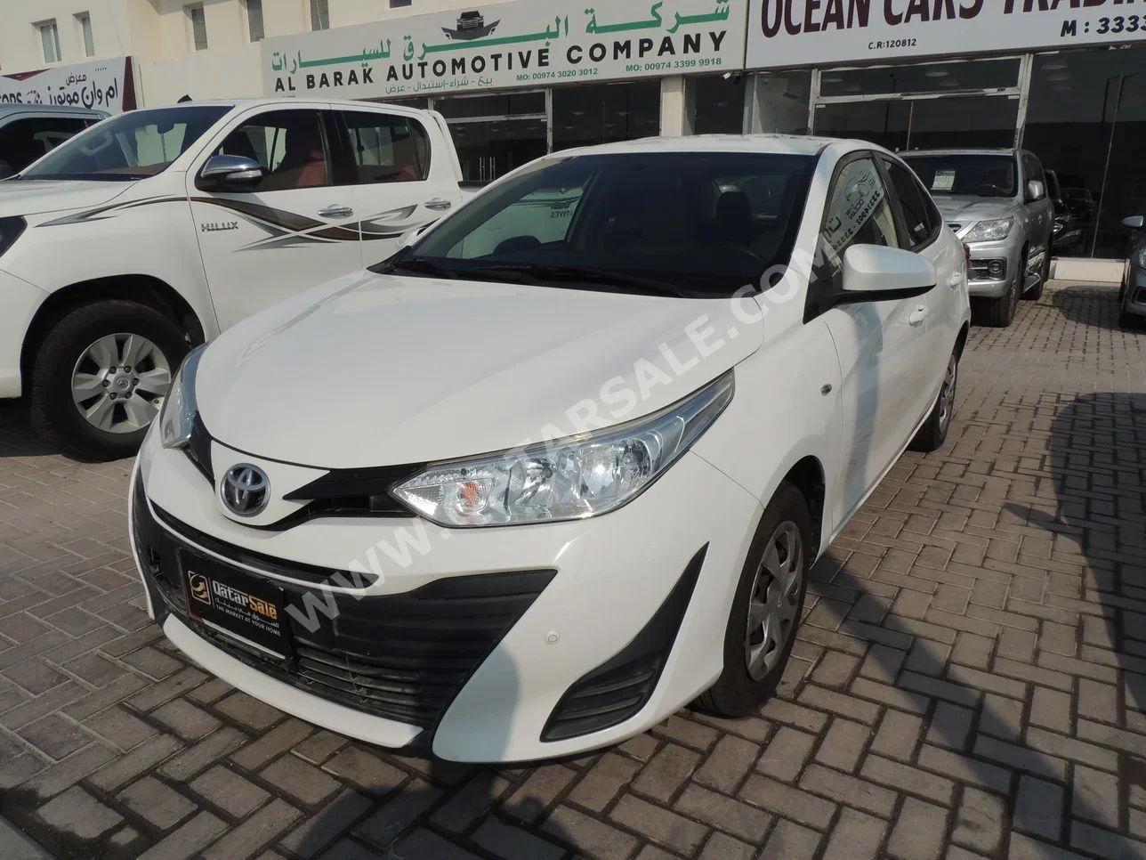 Toyota  Yaris  2020  Automatic  93,000 Km  4 Cylinder  Front Wheel Drive (FWD)  Sedan  White