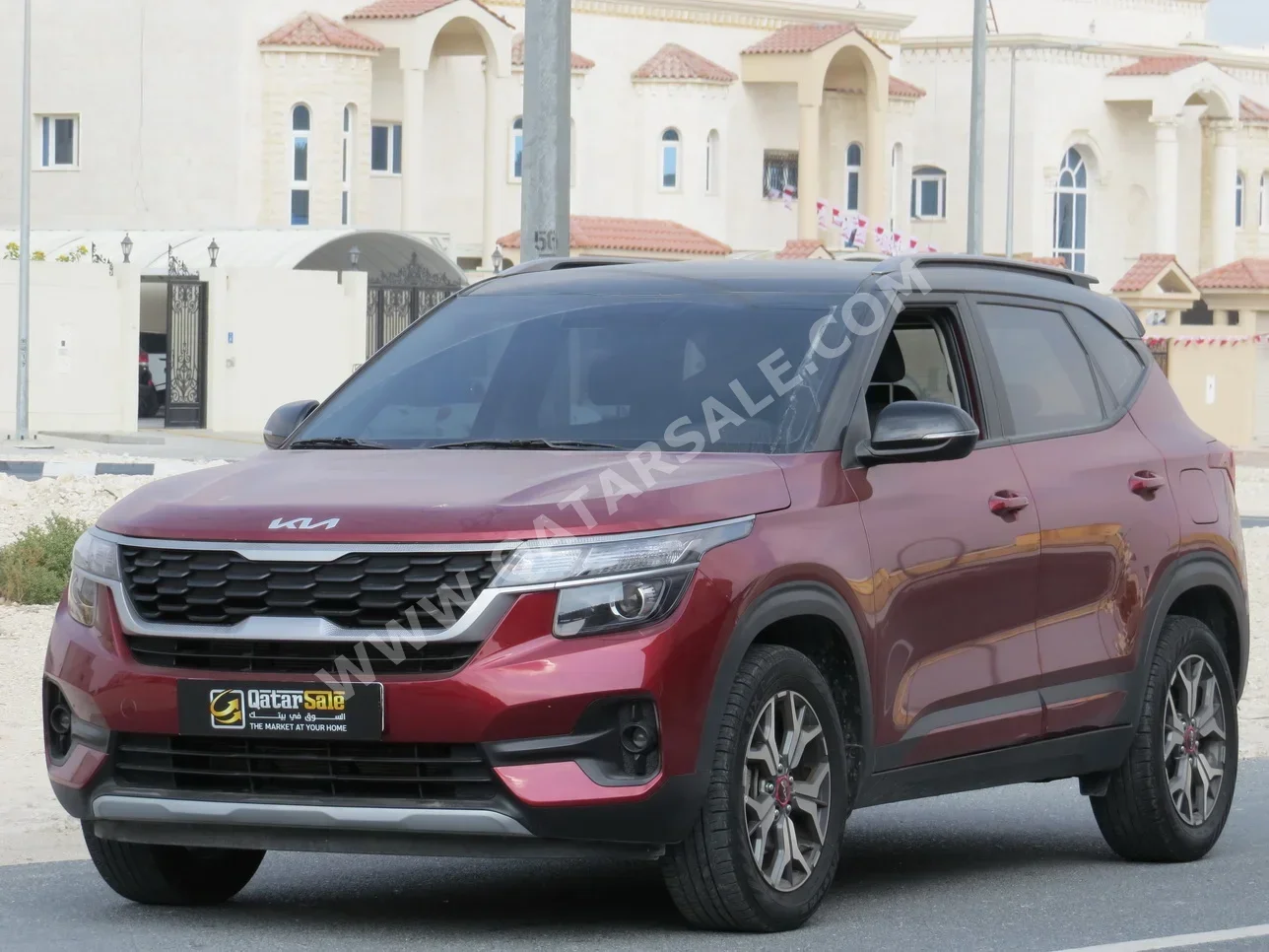 Kia Seltos Maroon 2023 For Sale in Qatar