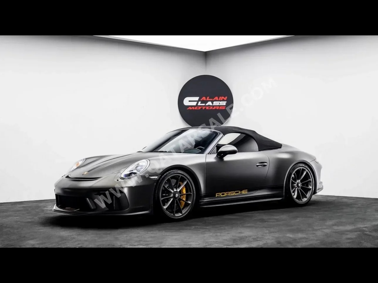 Porsche  911  Speedster Cabriolet  2019  Manual  14,081 Km  6 Cylinder  Rear Wheel Drive (RWD)  Coupe / Sport  Gray