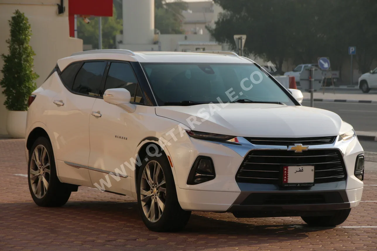  Chevrolet  Blazer  LT Premium  2019  Automatic  55,000 Km  6 Cylinder  All Wheel Drive (AWD)  SUV  White  With Warranty