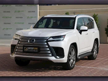 Lexus  LX  600 VIP  2023  Automatic  9,000 Km  6 Cylinder  Four Wheel Drive (4WD)  SUV  White  With Warranty