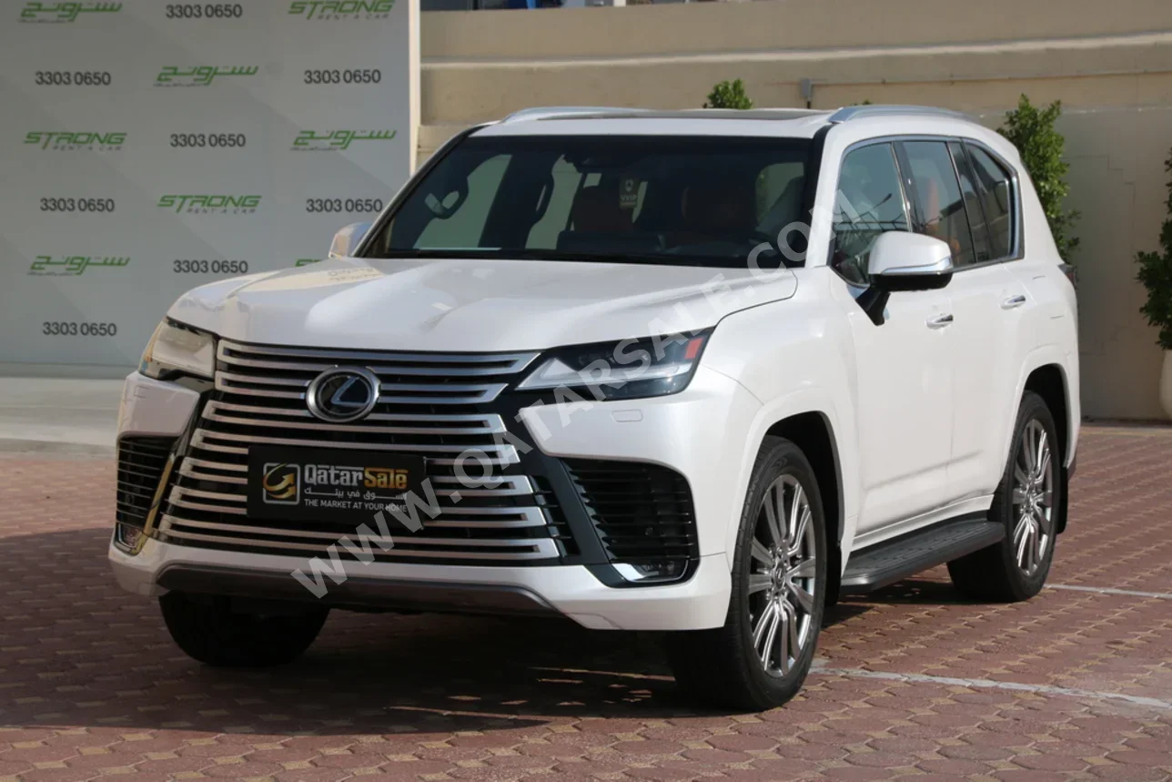 Lexus  LX  600 VIP  2023  Automatic  9,000 Km  6 Cylinder  Four Wheel Drive (4WD)  SUV  White  With Warranty