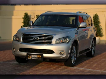 Infiniti  QX  80  2013  Automatic  140,000 Km  8 Cylinder  Four Wheel Drive (4WD)  SUV  Silver