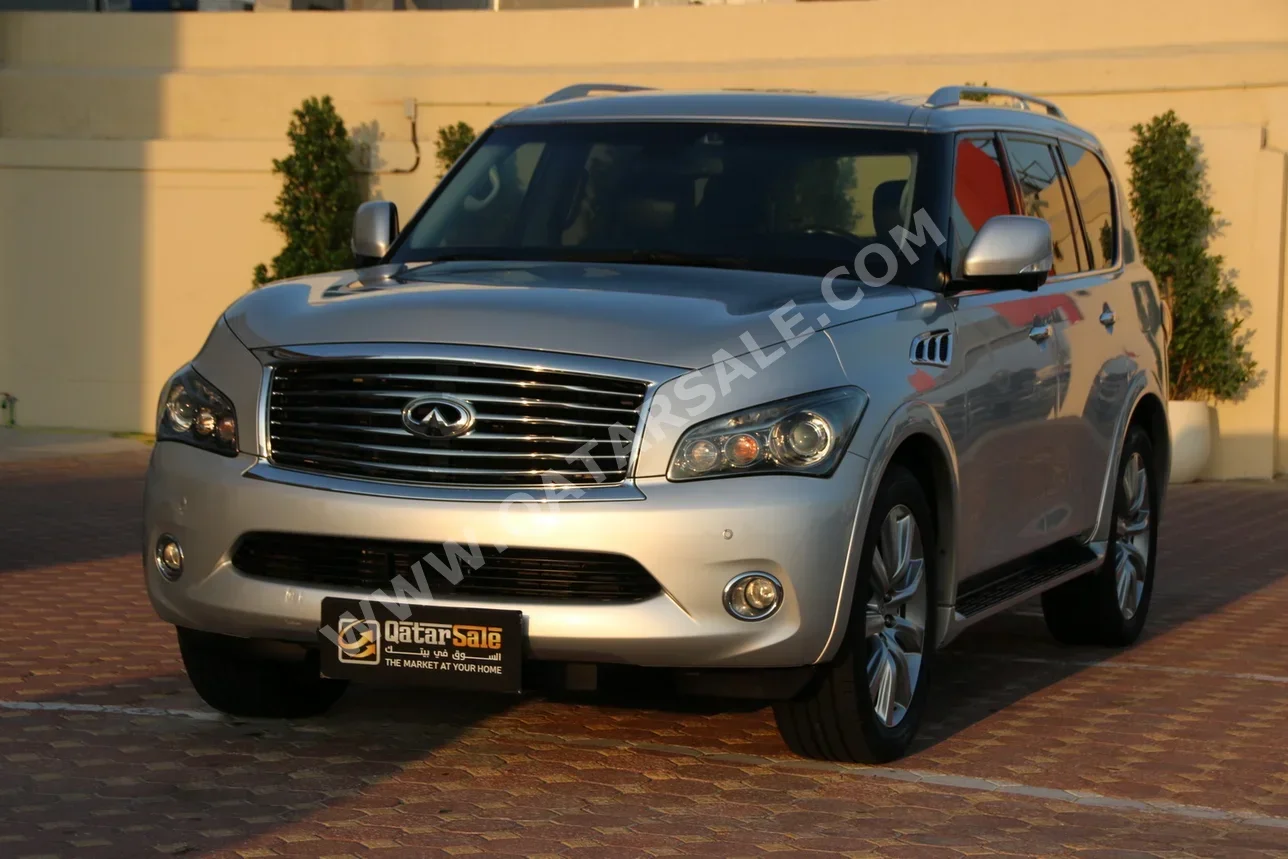 Infiniti  QX  80  2013  Automatic  140,000 Km  8 Cylinder  Four Wheel Drive (4WD)  SUV  Silver