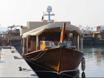 Wooden Boat Sanbuk Length 70 ft  Brown