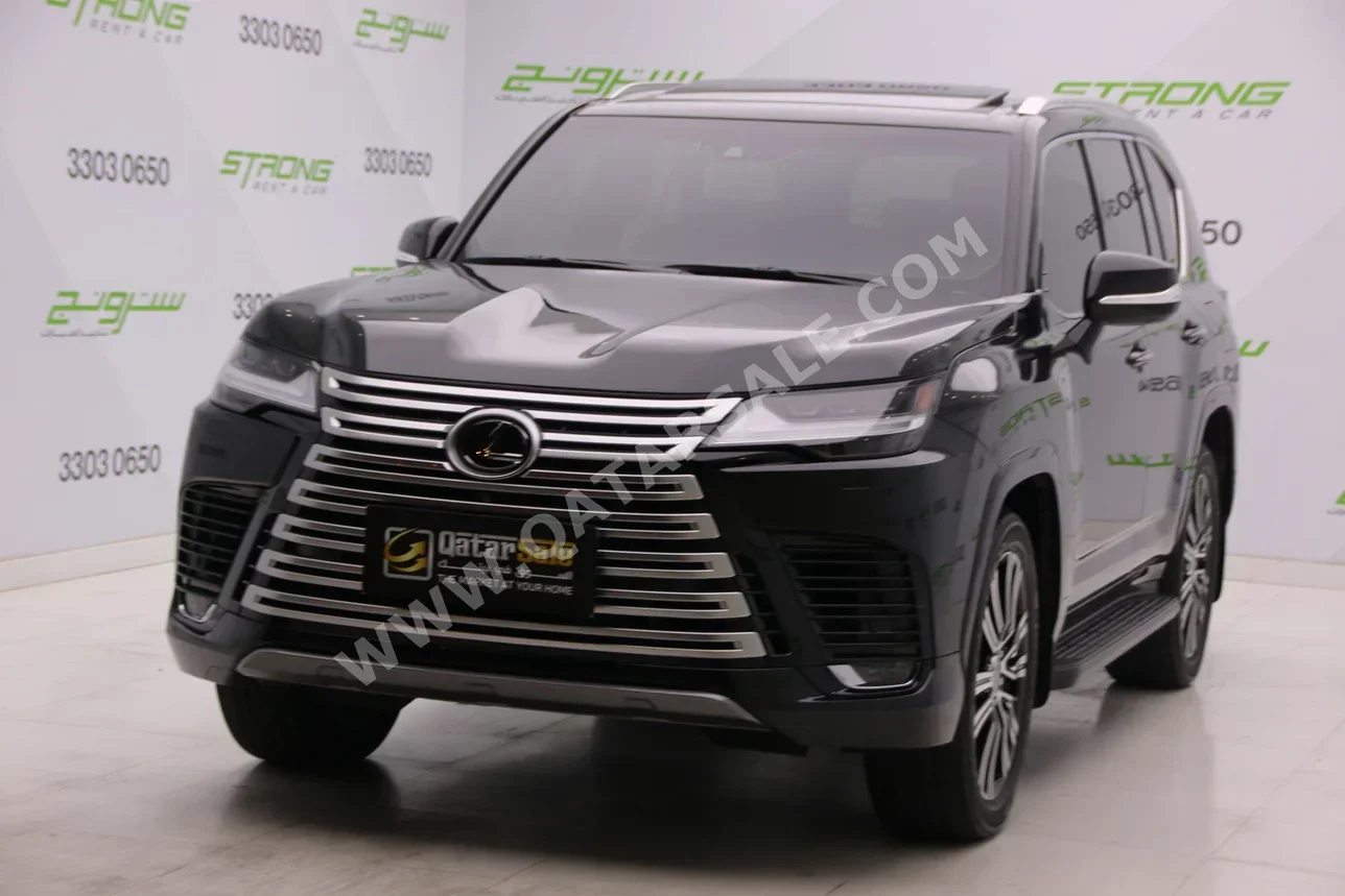 Lexus  LX  600 Luxury  2023  Automatic  59,000 Km  6 Cylinder  Four Wheel Drive (4WD)  SUV  Black  With Warranty