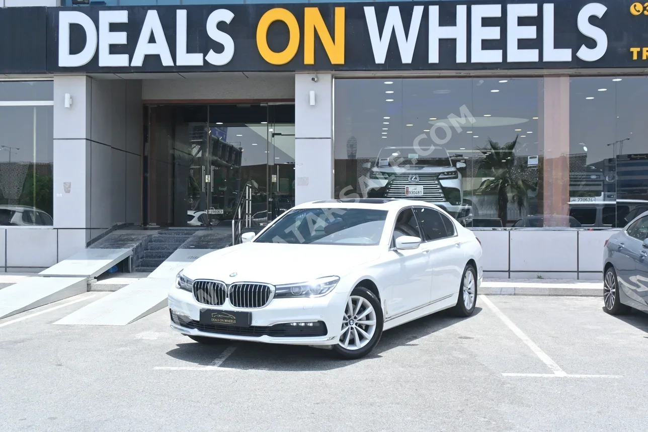 BMW  7-Series  730 Li  2017  Automatic  56,000 Km  4 Cylinder  Rear Wheel Drive (RWD)  Sedan  White