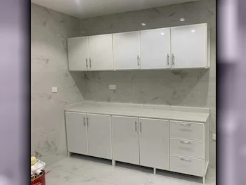 Kitchen Cabinets & Drawers - White  - Qatar