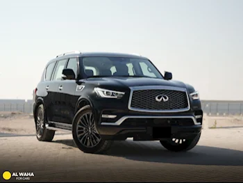 Infiniti  QX  80  2024  Automatic  2,000 Km  8 Cylinder  Four Wheel Drive (4WD)  SUV  Black  With Warranty