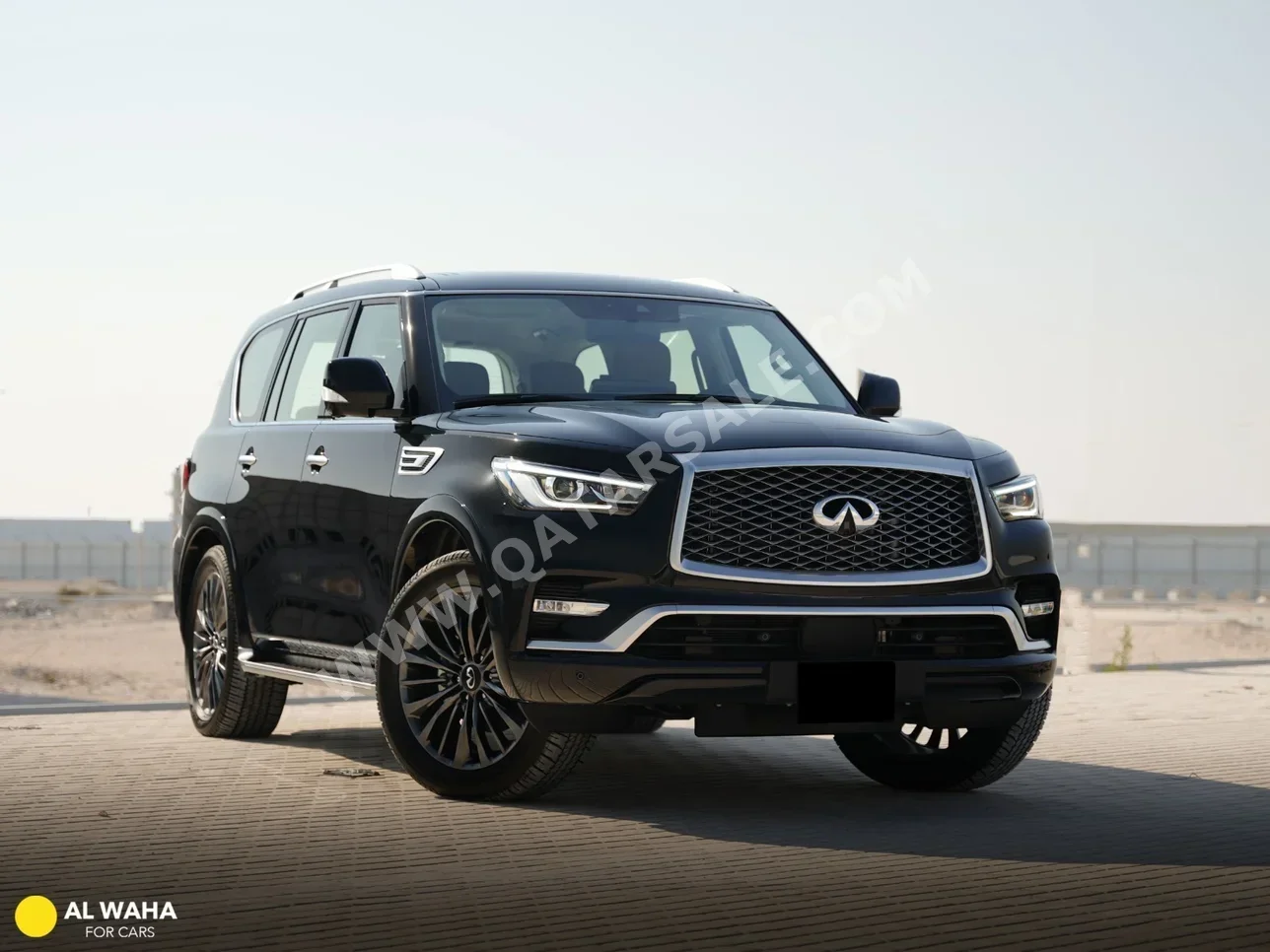 Infiniti  QX  80  2024  Automatic  2,000 Km  8 Cylinder  Four Wheel Drive (4WD)  SUV  Black  With Warranty