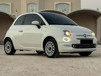 Fiat  500  2023  Automatic  35,000 Km  4 Cylinder  Front Wheel Drive (FWD)  Hatchback  White  With Warranty