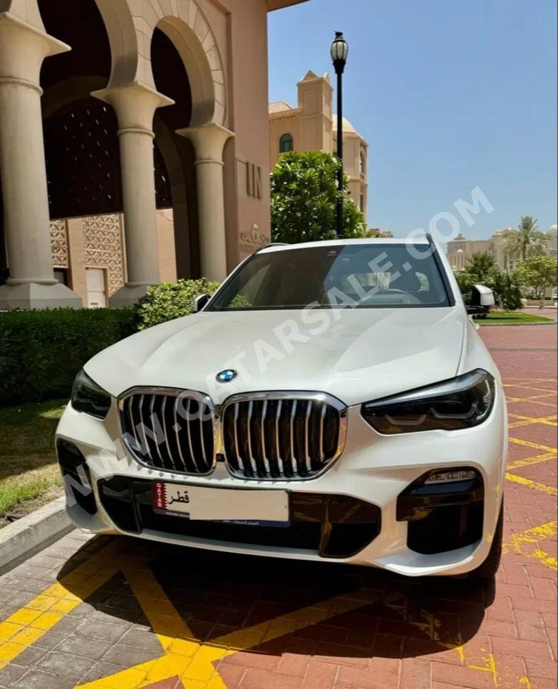 BMW  X-Series  X5 40i  2019  Automatic  52,500 Km  6 Cylinder  All Wheel Drive (AWD)  SUV  White