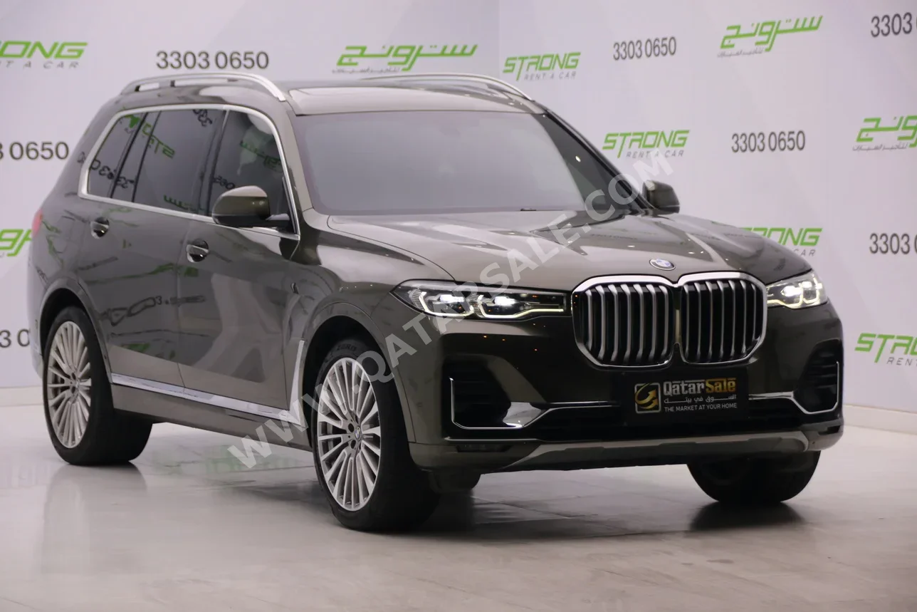 BMW  X-Series  X7 40i  2022  Automatic  44,000 Km  6 Cylinder  Four Wheel Drive (4WD)  SUV  Green  With Warranty