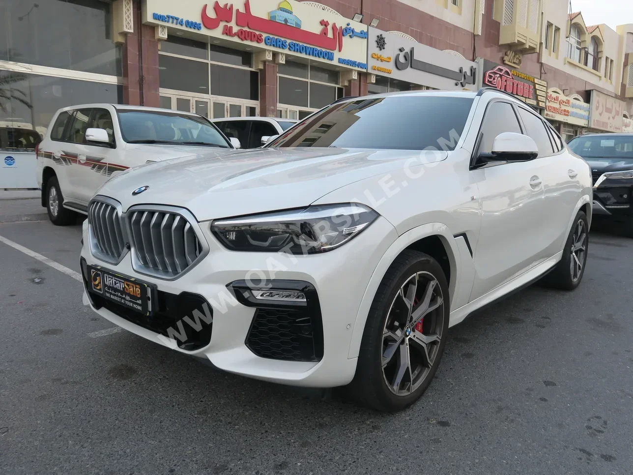 BMW  X-Series  X6  2021  Automatic  81,000 Km  6 Cylinder  Four Wheel Drive (4WD)  SUV  White  With Warranty