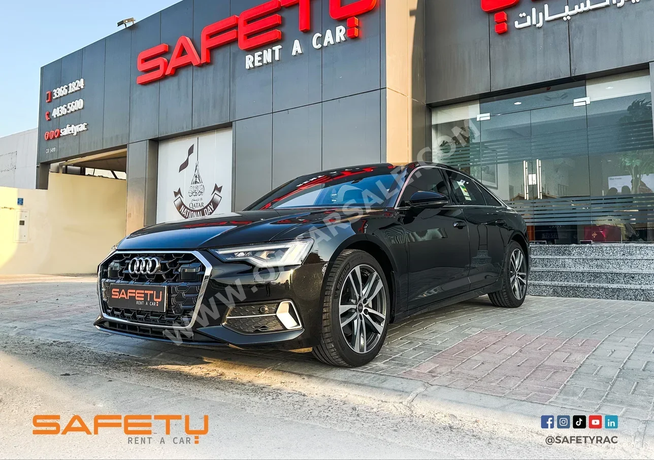 Audi  A6  4 Cylinder  Lexury  Black  2024