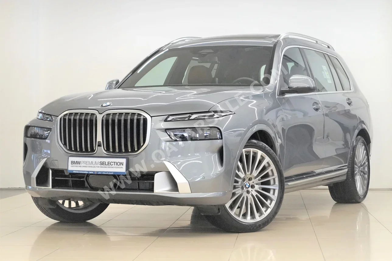 BMW  X-Series  X7 40i  2024  Automatic  6,000 Km  6 Cylinder  All Wheel Drive (AWD)  SUV  Gray  With Warranty