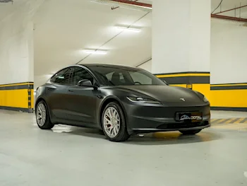 Tesla  Model 3  2024  Automatic  13,000 Km  0 Cylinder  All Wheel Drive (AWD)  Sedan  Black Matte  With Warranty