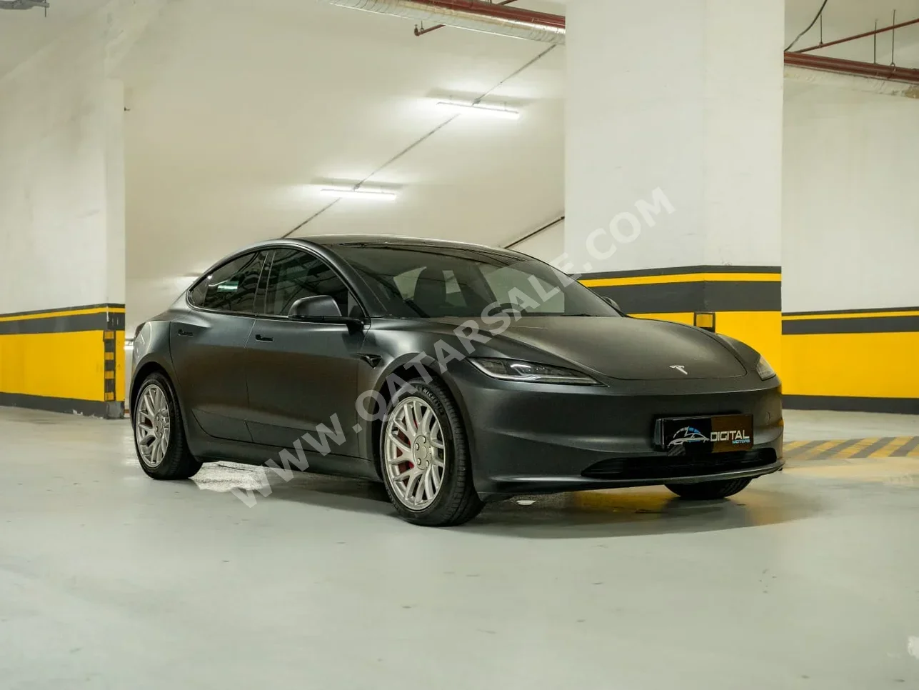 Tesla  Model 3  2024  Automatic  13,000 Km  0 Cylinder  All Wheel Drive (AWD)  Sedan  Black Matte  With Warranty