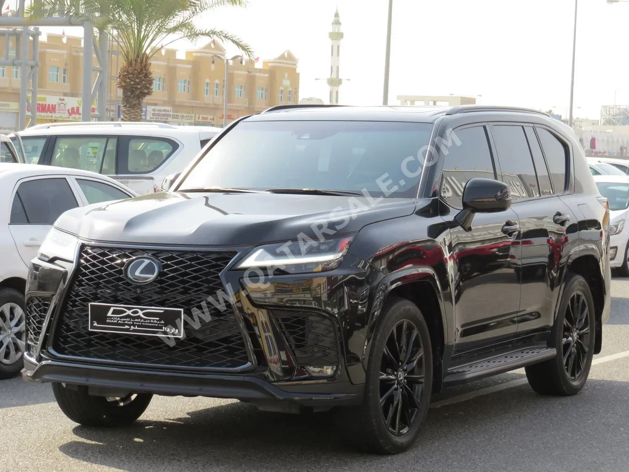 Lexus  LX  600 F Sport  2022  Automatic  33,000 Km  6 Cylinder  Four Wheel Drive (4WD)  SUV  Black  With Warranty