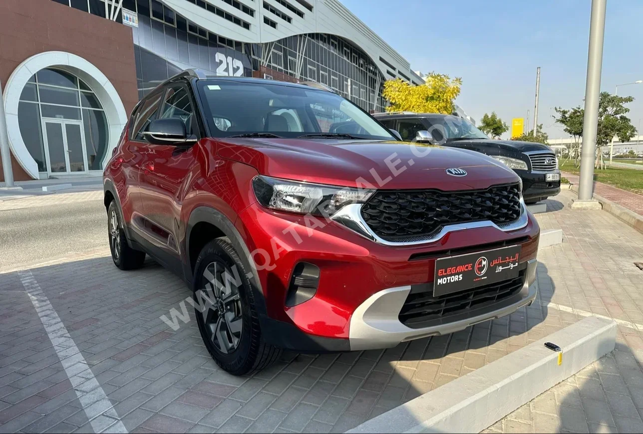 Kia  Sonet  2021  Automatic  37,000 Km  4 Cylinder  Front Wheel Drive (FWD)  SUV  Red  With Warranty