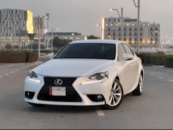  Lexus  IS  250  2015  Automatic  105,000 Km  4 Cylinder  Rear Wheel Drive (RWD)  Sedan  White  With Warranty