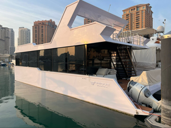 House Boat UAE 2024 White 59 ft With Parking