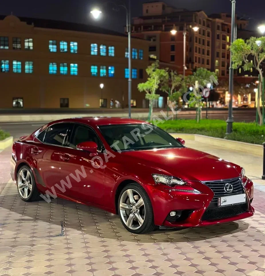 Lexus  IS  350  2015  Automatic  157,000 Km  6 Cylinder  Rear Wheel Drive (RWD)  Sedan  Red