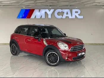 Mini  Cooper  CountryMan  S  2015  Automatic  94,000 Km  4 Cylinder  Front Wheel Drive (FWD)  Hatchback  Red