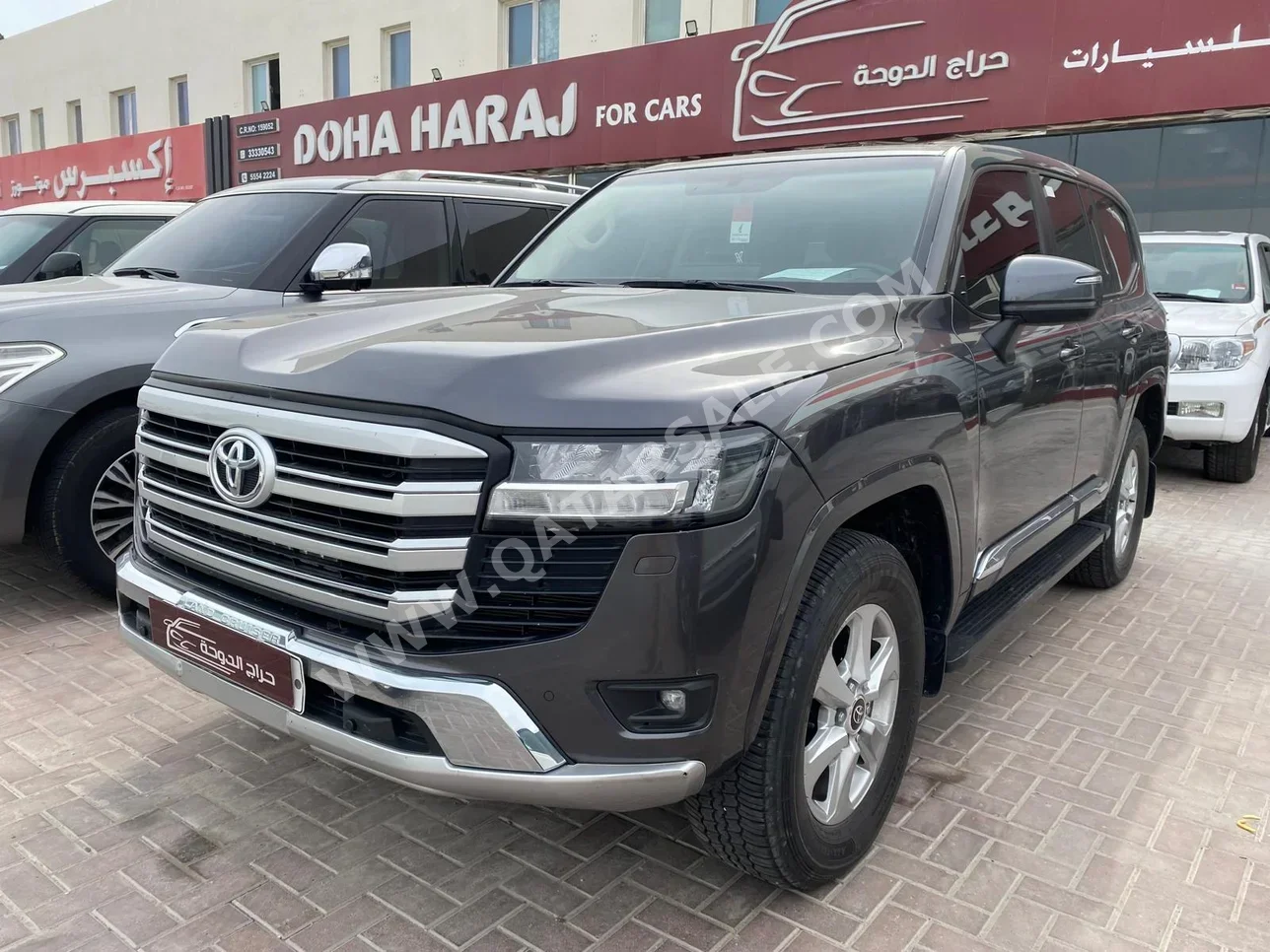 Toyota  Land Cruiser  GXR Twin Turbo  2023  Automatic  102,000 Km  6 Cylinder  Four Wheel Drive (4WD)  SUV  Gray  With Warranty