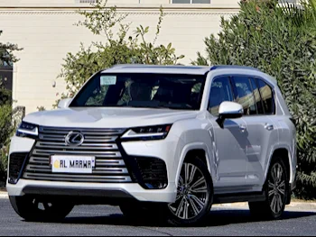 Lexus  LX  600 Luxury  2024  Automatic  38,000 Km  6 Cylinder  Four Wheel Drive (4WD)  SUV  White  With Warranty
