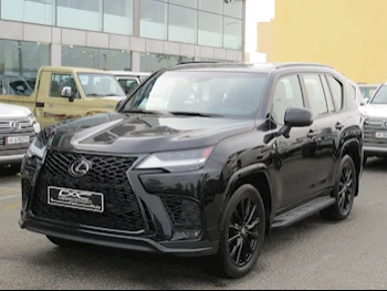 Lexus  LX  600 F Sport  2022  Automatic  33,000 Km  6 Cylinder  Four Wheel Drive (4WD)  SUV  Black  With Warranty