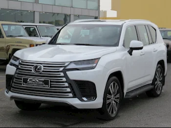 Lexus  LX  600 Luxury  2024  Automatic  600 Km  6 Cylinder  Four Wheel Drive (4WD)  SUV  White  With Warranty