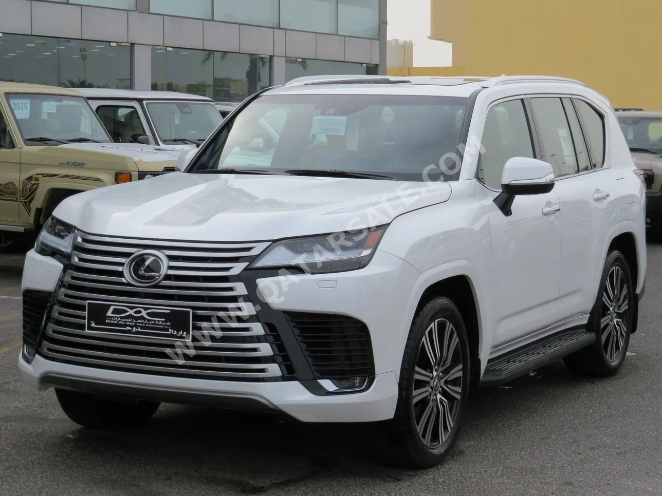 Lexus  LX  600 Luxury  2024  Automatic  600 Km  6 Cylinder  Four Wheel Drive (4WD)  SUV  White  With Warranty