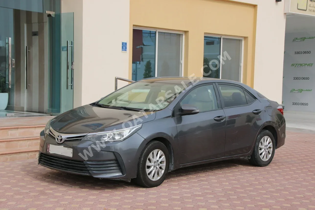 Toyota  Corolla  2019  Automatic  197,000 Km  4 Cylinder  Front Wheel Drive (FWD)  Sedan  Gray