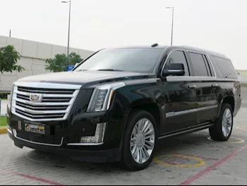 Cadillac  Escalade  Platinum  2018  Automatic  87,000 Km  8 Cylinder  Four Wheel Drive (4WD)  SUV  Black