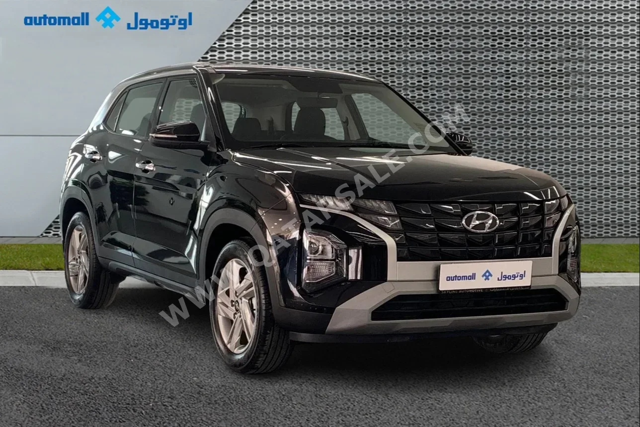 Hyundai  Creta  2025  Automatic  528 Km  4 Cylinder  Front Wheel Drive (FWD)  SUV  Black  With Warranty