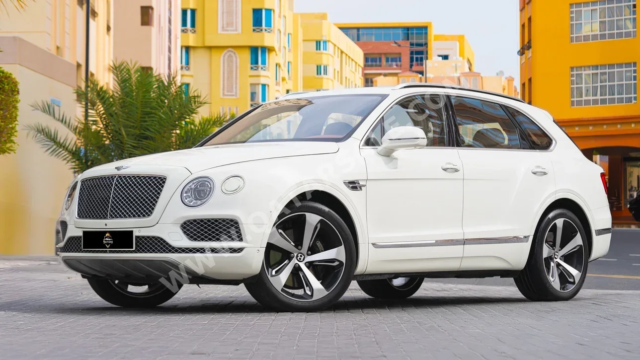 Bentley  Bentayga  2018  Automatic  77,000 Km  12 Cylinder  Four Wheel Drive (4WD)  SUV  White