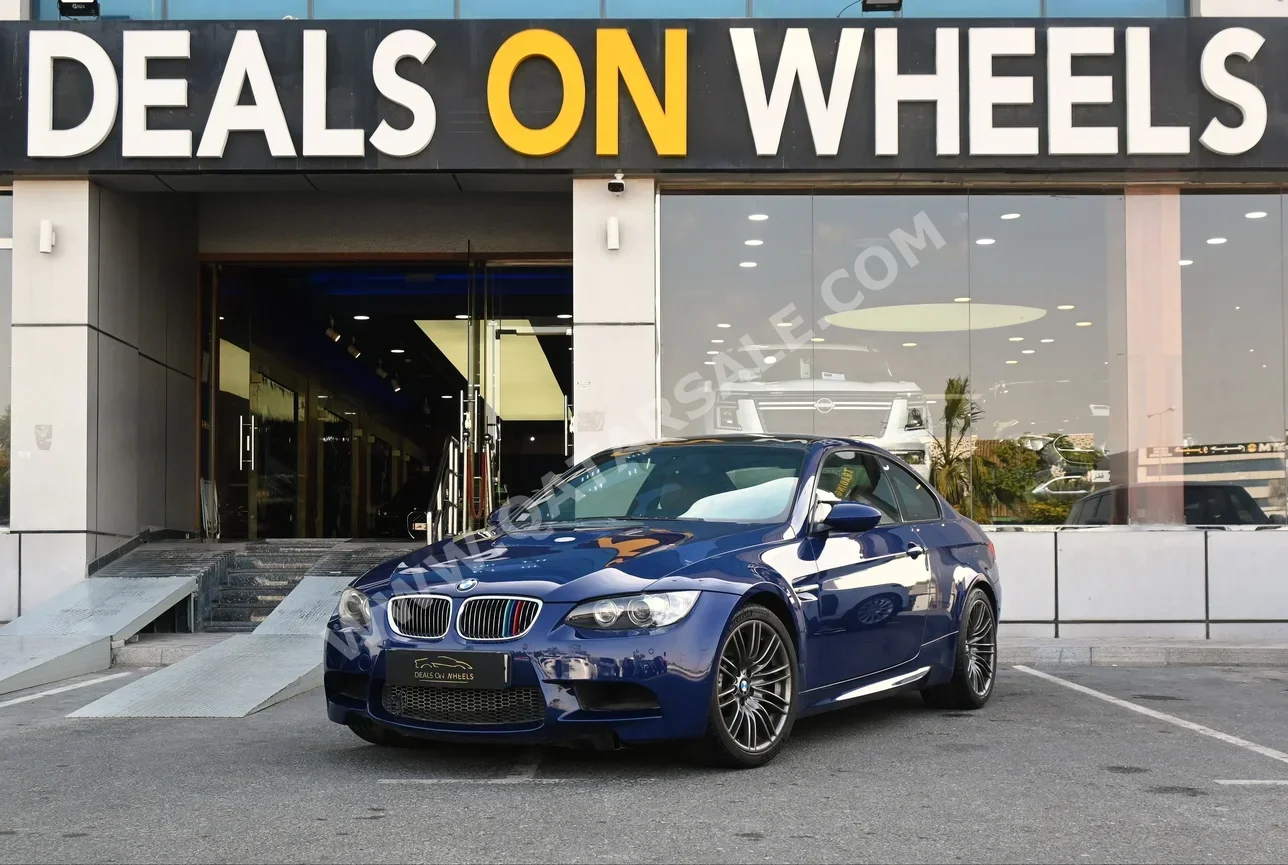 BMW  M-Series  3  2010  Automatic  90,000 Km  8 Cylinder  Rear Wheel Drive (RWD)  Sedan  Blue