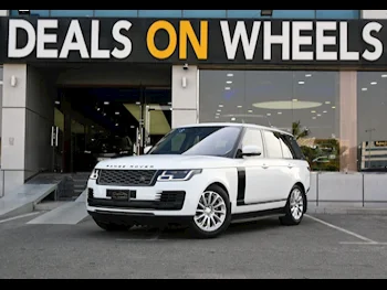 Land Rover  Range Rover  HSE  2018  Automatic  100,000 Km  6 Cylinder  Four Wheel Drive (4WD)  SUV  White