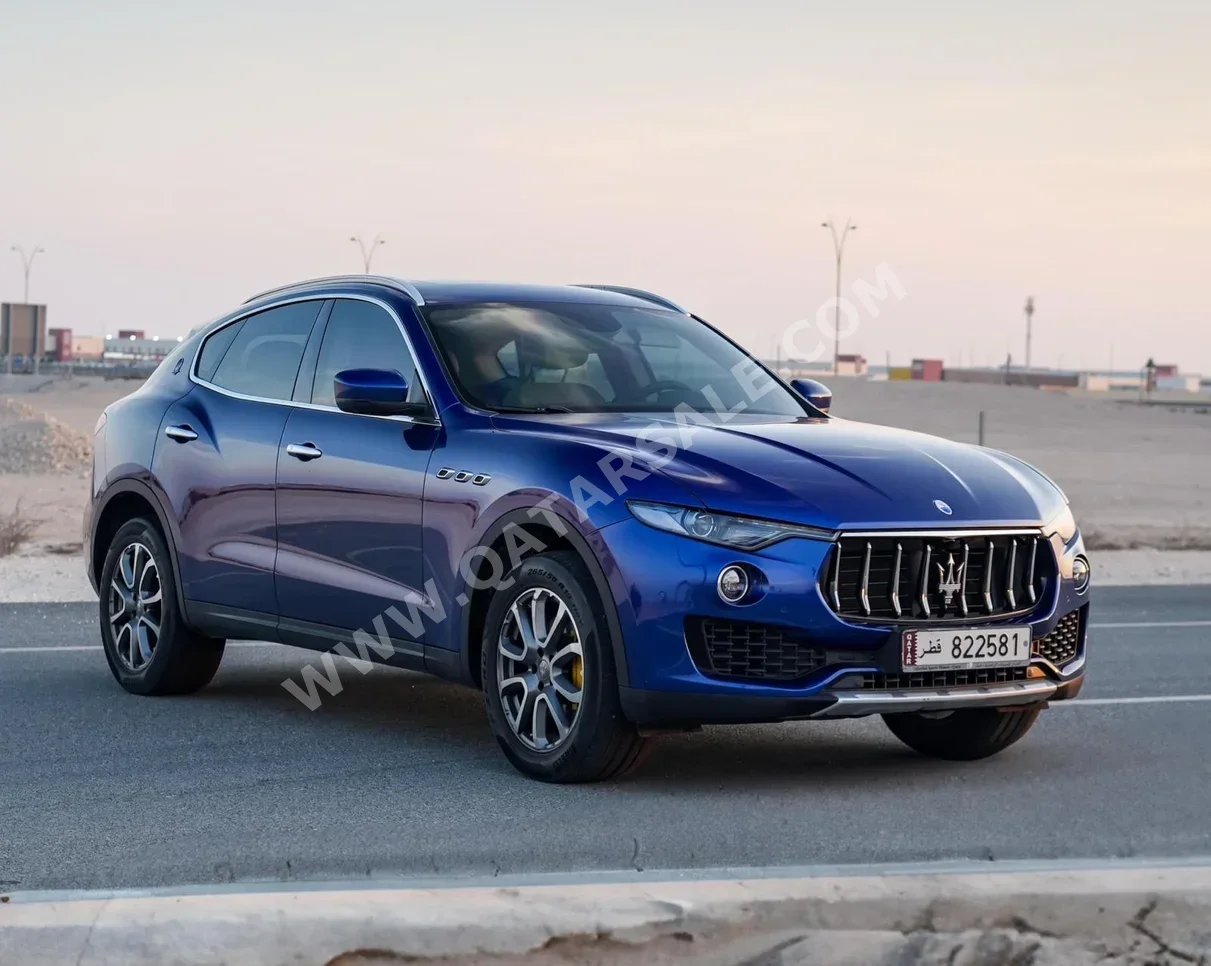 Maserati  Levante  2017  Automatic  65,000 Km  6 Cylinder  Four Wheel Drive (4WD)  SUV  Blue