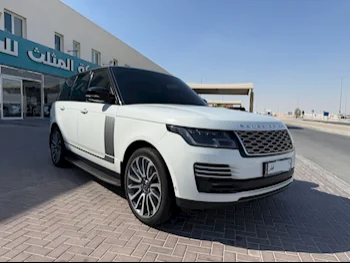 Land Rover  Range Rover  Vogue  Autobiography  2018  Automatic  42,000 Km  8 Cylinder  Four Wheel Drive (4WD)  SUV  White