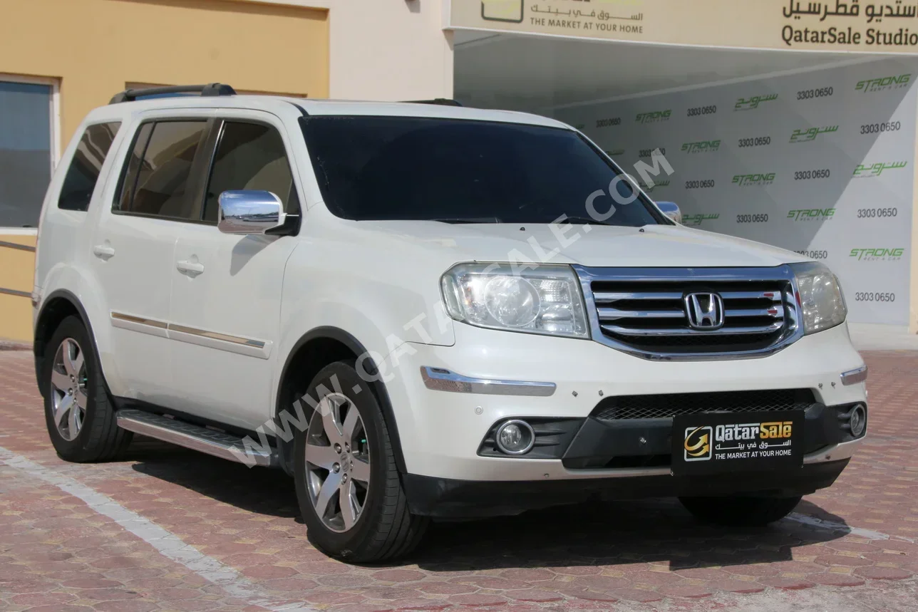 Honda  Pilot  Touring  2015  Automatic  149,000 Km  6 Cylinder  Four Wheel Drive (4WD)  SUV  White